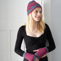 (N1662 Crochet Mittens and Hat)